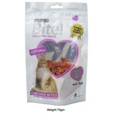 Super Bite Cat Treat Chicken Bites 70 Gm